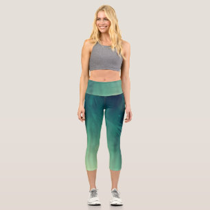Leggings Capri art de design abstrait lumière mystique