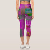 Leggings Capri Art de la chèvre (Verso)