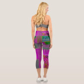 Leggings Capri Art de la chèvre (Verso)