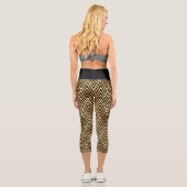 Leggings Capri Art déco géométrique (Verso)