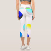 Leggings Capri Art moderne numérique Abstrait (Verso)