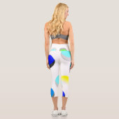 Leggings Capri Art moderne numérique Abstrait (Verso)