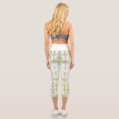 Leggings Capri Art nouveau Art nouveau Alphonse Mucha Art abstrai (Verso)