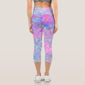 Leggings Capri Art point multicolore (Verso)