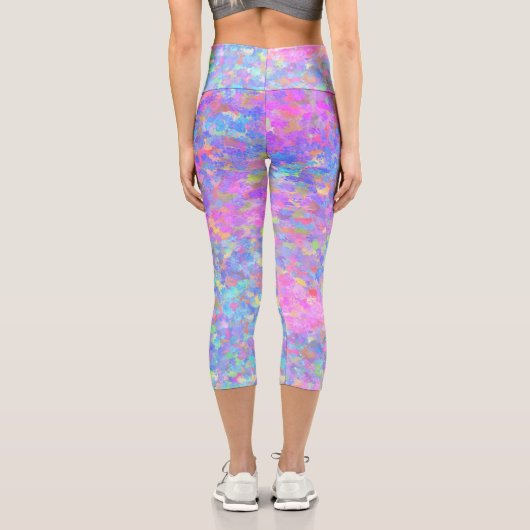Leggings Capri Art point multicolore (Verso)