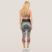 Leggings Capri Ascension des prophètes liés (Verso)