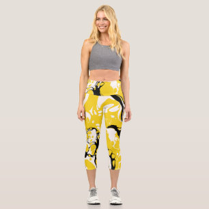 Leggings Capri Asher - Liquify Abstraction