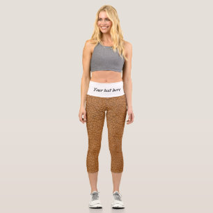Leggings Capri aspect simili-cuir