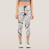 Leggings Capri Aspen Feuille Squelette 1 (Recto)