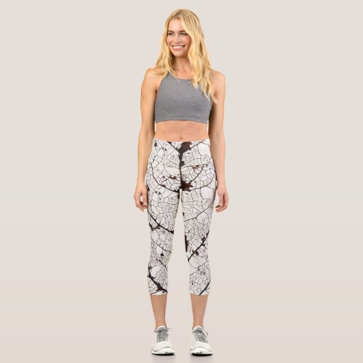 Leggings Capri Aspen Feuille Squelette 1 (Recto)