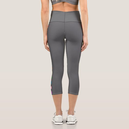 Leggings Capri Athletic Pride Stripe (Verso)