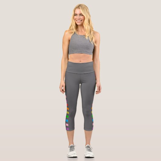 Leggings Capri Athletic Pride Stripe (Recto)
