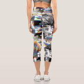 Leggings Capri Attaque arc-en-ciel (Verso)