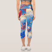 Leggings Capri Au-dessus des nuages (Verso)