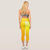 Leggings Capri Aube d'ambre (Verso)