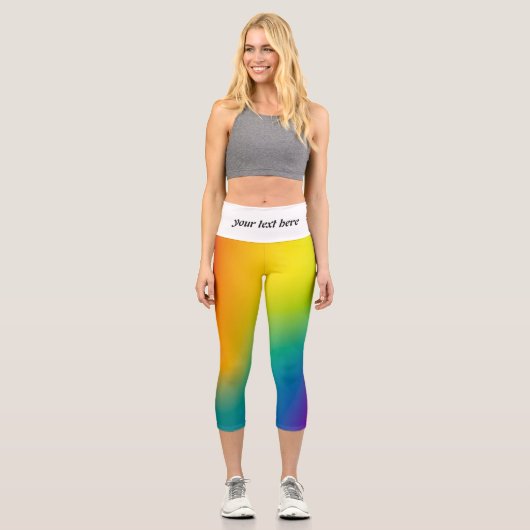 Leggings Capri Aurora borealis (Recto)