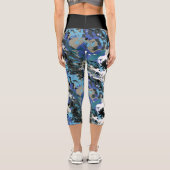 Leggings Capri Aussie Wild Kingfisher (Verso)