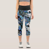 Leggings Capri Aussie Wild Kingfisher (Recto)