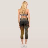Leggings Capri Automne fractal (Verso)