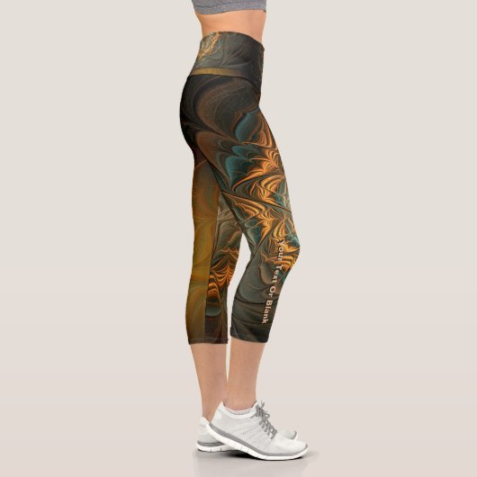 Leggings Capri Automne fractal (Droite)