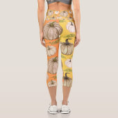 Leggings Capri automne moisson Thanksgiving saison falli (Verso)
