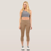 Leggings Capri Autorisation Brown simple (Recto)