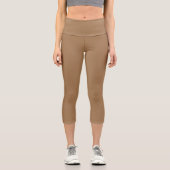 Leggings Capri Autorisation Brown simple (Recto)