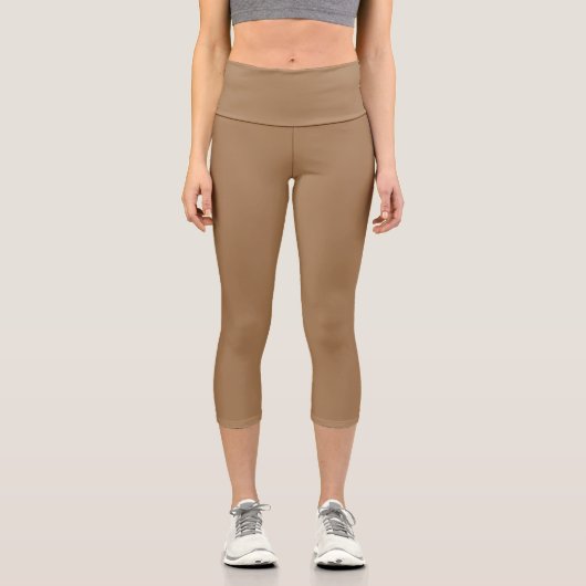 Leggings Capri Autorisation Brown simple (Recto)