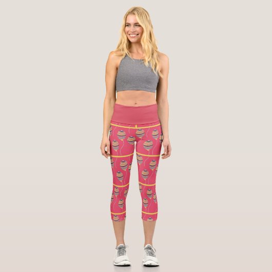 Leggings Capri avec Balloons de Cirque (Recto)