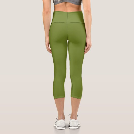 Leggings Capri Avocado couleur uni uni (Verso)