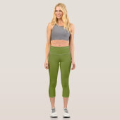 Leggings Capri Avocado couleur uni uni (Recto)