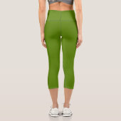 Leggings Capri Avocat (couleur unie) (Verso)