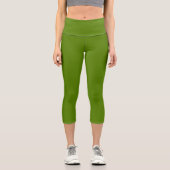 Leggings Capri Avocat (couleur unie) (Recto)