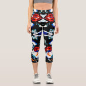 Leggings Capri Aztec Abstrait (Recto)