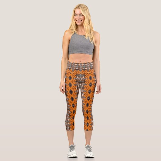 Leggings Capri baisers papillon (Recto)