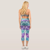 Leggings Capri Balances de coquille de sirène à Parties scintilla (Verso)