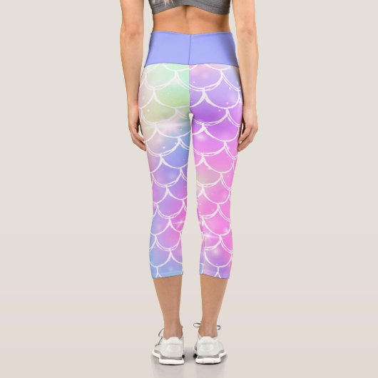 Leggings Capri Balances de sirènes Pastel (Verso)