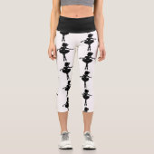 Leggings Capri Ballerina Silhouette (Recto)
