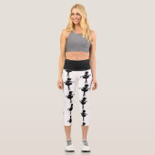 Leggings Capri Ballerina Silhouette (Recto)