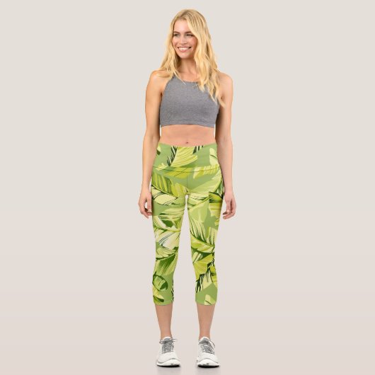 Leggings Capri Banane Feuille 5 (Recto)