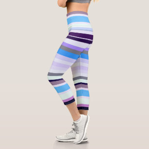 Leggings Capri Bandes colorées