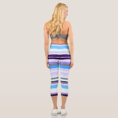 Leggings Capri Bandes colorées (Verso)