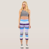 Leggings Capri Bandes colorées (Recto)