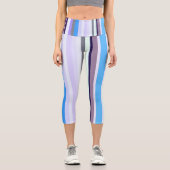 Leggings Capri Bandes colorées (Recto)