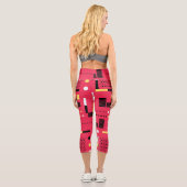 Leggings Capri Bandes géométriques Polka (Verso)