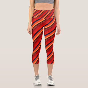 Leggings Capri Bandes Horizon Vibrantes