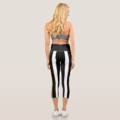 Leggings Capri Bandes noires (Verso)