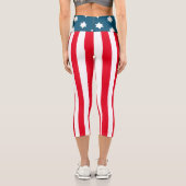 Leggings Capri Bannière en étoile (Verso)