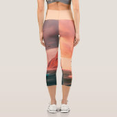 Leggings Capri Bateau effrayant (Verso)