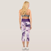 Leggings Capri Bats pourpres (Verso)